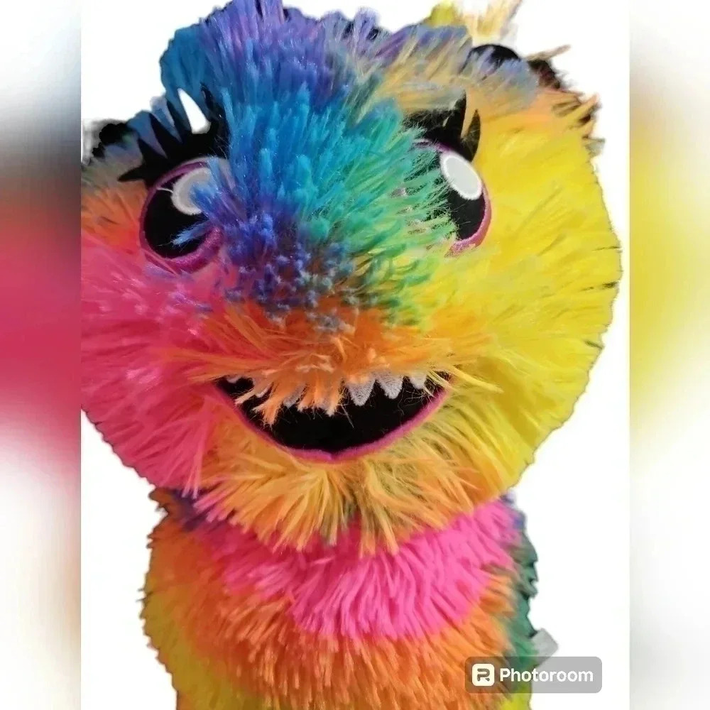 Build-A-Bear Monster Mixers Interchangeable Limbs Rainbow Plush Toy No Arms/legs